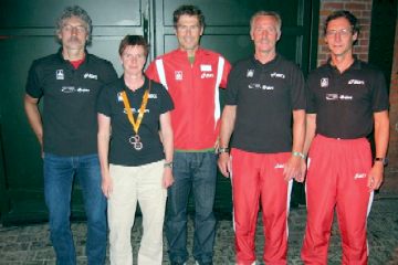 Von links nach rechts: Gerd Scheibe, Marion Waid, Holger Lning, Paul Schneider und Klaus Rumrich
