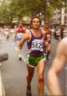 Kalli beim Marathon