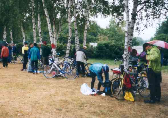 Vorbereitungen in der Wechselzone