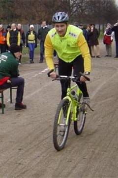 Peter Janowski auf dem Rad